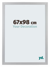 Mura MDF Cadre Photo 67x98cm Gris Patine De Face Mesure | Yourdecoration.fr