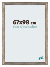 Mura MDF Cadre Photo 67x98cm Noyer De Face Mesure | Yourdecoration.fr