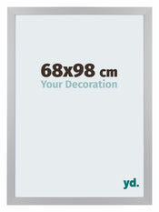 Mura MDF Cadre Photo 68x98cm Gris Patine De Face Mesure | Yourdecoration.fr