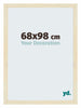 Mura MDF Cadre Photo 68x98cm Sable Patine De Face Mesure | Yourdecoration.fr