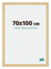 Mura MDF Cadre Photo 70x100cm Décor Érable De Face Mesure | Yourdecoration.fr