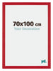 Mura MDF Cadre Photo 70x100cm Rouge De Face Mesure | Yourdecoration.fr