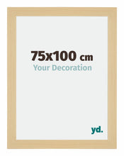 Mura MDF Cadre Photo 75x100cm Décor Érable De Face Mesure | Yourdecoration.fr
