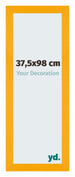 Mura MDF Cadre Photo 37 5x98cm Jaune De Face Mesure | Yourdecoration.fr
