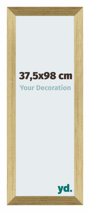 Mura MDF Cadre Photo 37 5x98cm Or Vintage De Face Mesure | Yourdecoration.fr