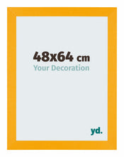 Mura MDF Cadre Photo 48x64cm Jaune De Face Mesure | Yourdecoration.fr
