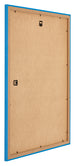 Mura MDF Cadre Photo 48x67cm Bleu Brillant Patine Arriere Oblique | Yourdecoration.fr