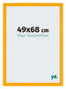 Mura MDF Cadre Photo 49x68cm Jaune De Face Mesure | Yourdecoration.fr