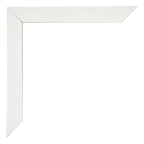 Mura MDF Cadre Photo 59x84cm Blanc Patine Detail Coin | Yourdecoration.fr