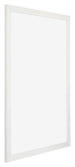 Mura MDF Cadre Photo 59x84cm Blanc Patine De Face Oblique | Yourdecoration.fr