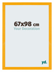 Mura MDF Cadre Photo 67x98cm Jaune De Face Mesure | Yourdecoration.fr
