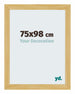 Mura MDF Cadre Photo 75x98cm Gris De Face Mesure | Yourdecoration.fr