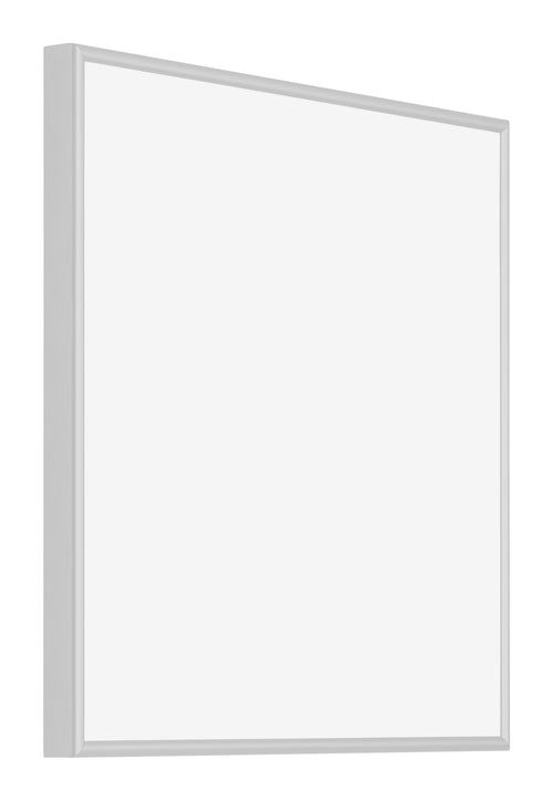 New York Aluminium Cadre Photo 20x20cm Argent Mat De Face Oblique | Yourdecoration.fr