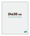 New York Aluminium Cadre Photo 24x30cm Argent Mat De Face Mesure | Yourdecoration.fr