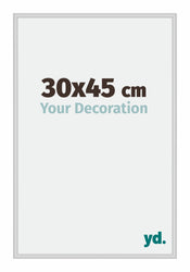 New York Aluminium Cadre Photo 30x45cm Argent Mat De Face Mesure | Yourdecoration.fr