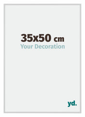New York Aluminium Cadre Photo 35x50cm Argent Mat De Face Mesure | Yourdecoration.fr