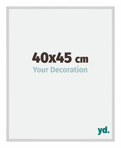 New York Aluminium Cadre Photo 40x45cm Argent Mat De Face Mesure | Yourdecoration.fr
