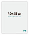 New York Aluminium Cadre Photo 40x45cm Argent Mat De Face Mesure | Yourdecoration.fr