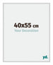 New York Aluminium Cadre Photo 40x55cm Argent Mat De Face Mesure | Yourdecoration.fr