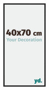 New York Aluminium Cadre Photo 40x70cm Noir Mat De Face Mesure | Yourdecoration.fr