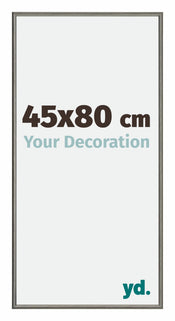 New York Aluminium Cadre Photo 45x80cm Structure Mercury De Face Mesure | Yourdecoration.fr