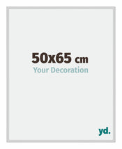 New York Aluminium Cadre Photo 50x65cm Argent Mat De Face Mesure | Yourdecoration.fr
