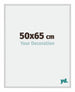New York Aluminium Cadre Photo 50x65cm Argent Mat De Face Mesure | Yourdecoration.fr