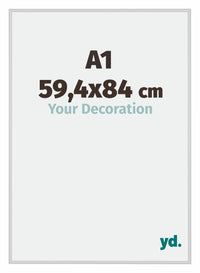 New York Aluminium Cadre Photo 59 4x84cm A1 Argent Mat De Face Mesure | Yourdecoration.fr