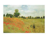 PGM 14 376 Claude Monet Les coquelicots Affiche Art 40x30cm | Yourdecoration.fr