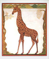 PGM BR 14 Beate Rose Giraffe Affiche Art 52x62cm | Yourdecoration.fr