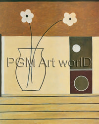 PGM ENP 313 Pablo Esteban Circles and Flowers I Affiche Art 40x50cm | Yourdecoration.fr