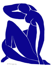 PGM HM 340N Henri Matisse Nu bleu II Affiche Art 60x80cm | Yourdecoration.fr