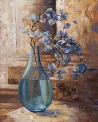 PGM LMO 05 L Montillio Blue Glass Still I Affiche Art 40x50cm | Yourdecoration.fr