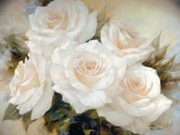 PGM LVI 20 Igor Levashov White Roses Affiche Art 92x72cm | Yourdecoration.fr