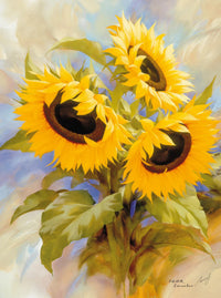 PGM LVI 27 Igor Levashov Sunflowers Affiche Art 60x80cm | Yourdecoration.fr