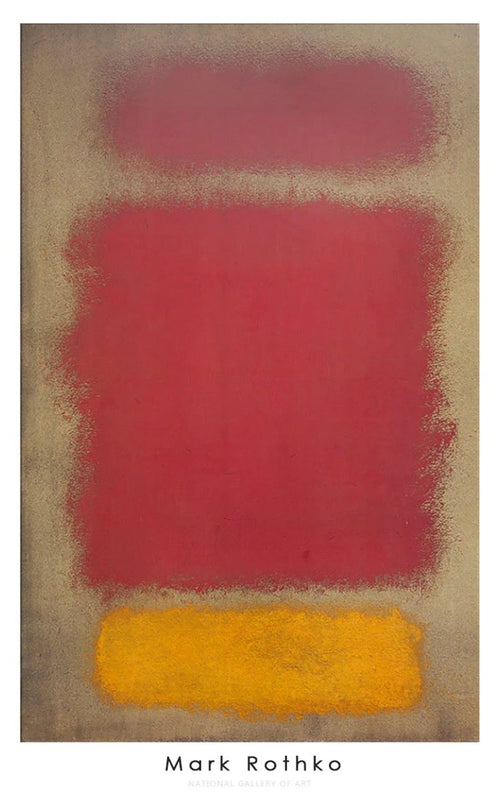 PGM MKR 860 Mark Rothko Untitled 1968 Affiche Art 635x1015cm | Yourdecoration.fr