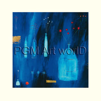 PGM PES 81 Samantha Payne Blue Remembered II Affiche Art 40x40cm | Yourdecoration.fr