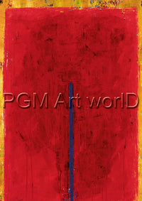 PGM RAB 702M Ralf Bohnenkamp Contrasting Red Affiche Art 21x30cm | Yourdecoration.fr
