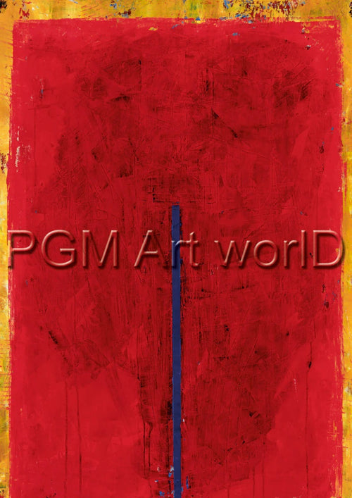 PGM RAB 702M Ralf Bohnenkamp Contrasting Red Affiche Art 21x30cm | Yourdecoration.fr