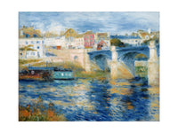 PGM REN 702 Auguste Renoir Le pont a Chatu Affiche Art 80x60cm | Yourdecoration.fr