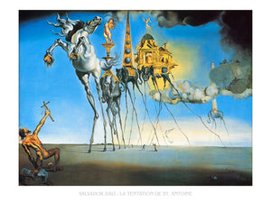 PGM SD 137 Salvador Dali La tentation de St Antoine Affiche Art 80x60cm | Yourdecoration.fr