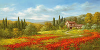 PGM SRH 18 Heinz Scholnhammer Tuscan Beauty II Affiche Art 100x50cm | Yourdecoration.fr