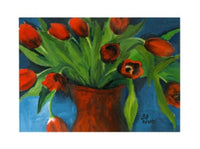 PGM UP 32036 Birgit Brandt Tulpen in Rot Affiche Art 40x30cm | Yourdecoration.fr