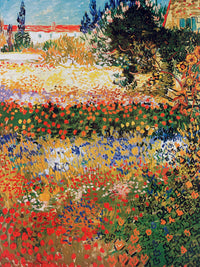 PGM VV 087 Vincent Van Gogh Giardino fiorito Affiche Art 60x80cm | Yourdecoration.fr