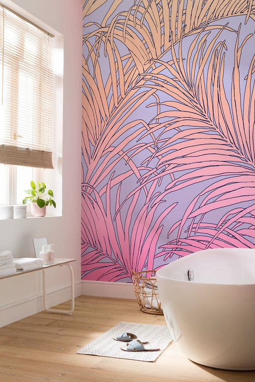 Papier Paint Palm Foglie 200x250cm Komar FLX4 057 Interieur | Yourdecoration.fr