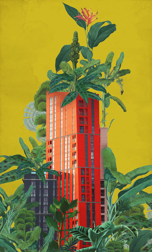 Papier Paint Plant House 150x250cm Komar FLX3 061 | Yourdecoration.fr