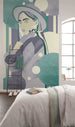 Papier Paint Woman Hat Color 150x250cm Komar FLX3 062 Interieur | Yourdecoration.fr
