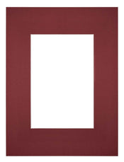 Passe Partout 18x24cm Carton Vin Rouge Bord Droit De Face | Yourdecoration.fr
