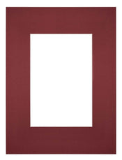 Passe Partout 18x24cm Carton Vin Rouge Bord Droit De Face | Yourdecoration.fr