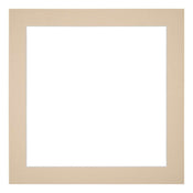 Passe Partout 20x20cm Carton Beige Bord 4cm Droit De Face | Yourdecoration.fr